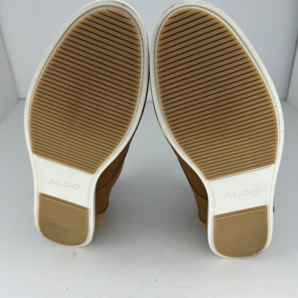 Aldo Mens 1087527 Brown Karson Cognac Oxford Lace Up Size 7.5 Dress Shoes - Picture 8 of 9